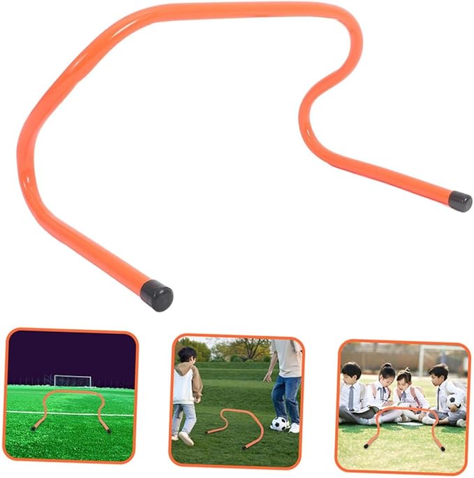 DECHOUS 3pcs Plastic Speed Agility Training Hurdles 15cm for Youth Soccer Basketball Running Accessory Sturdy Track Hurdles Equipment for Agility Drills
