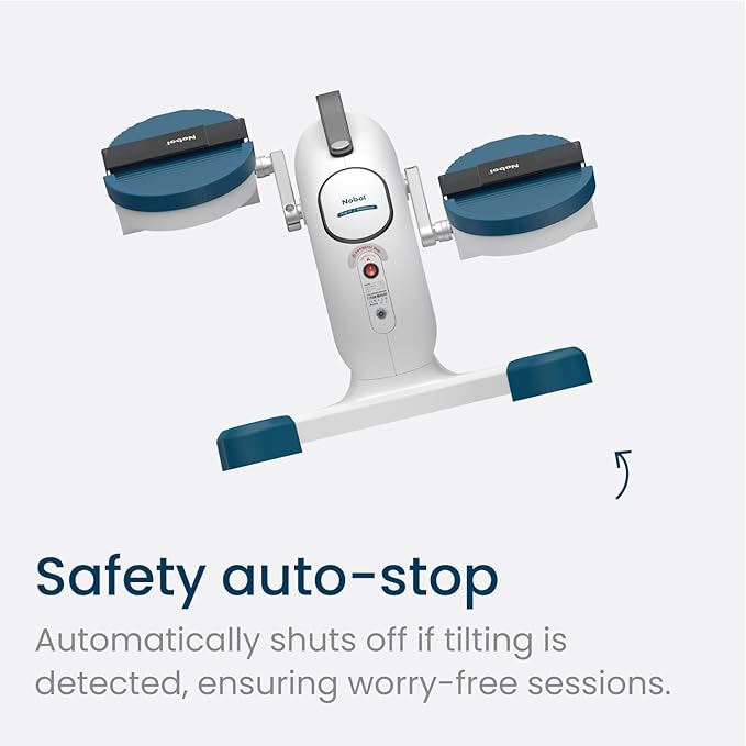 PhysioPedal® Arm & Leg Pedal Exerciser – Dual Mode Pedals with 8 Speeds & 8 Resistance Levels, LED Display & Magnetic Remote – Low-Impact Exercise for Joint Mobility, Circulation & Active Recovery