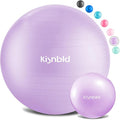 Exercise Ball, Extra Thick Yoga Ball for Workout Pregnancy Stability, 4 Sizes Anti-Burst Balance Ball with Foot Pump - Heavy Duty Fitness Ball Chair for Office, Home & Gym