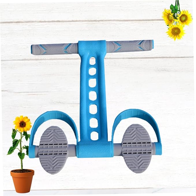 Home Fitness Pedal Resistance Trainer for Leg Workouts Portable Stretch Board for Men and Women for Ages Comfortable Handles for Easy Use