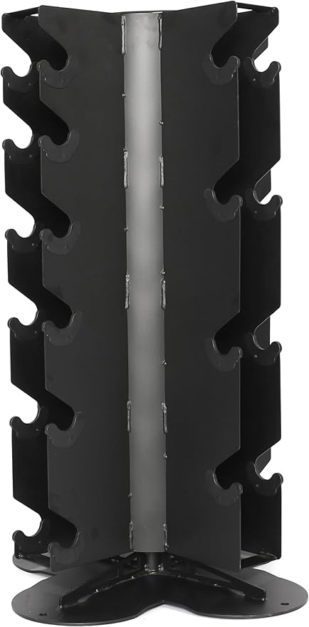 Fitvids A-Frame Dumbbell Weight Rack, Vertical Storage Rack for Dumbbells, Weight Stand Only for Home Gym Space Saver, 4-Tier or 5-Tier Option