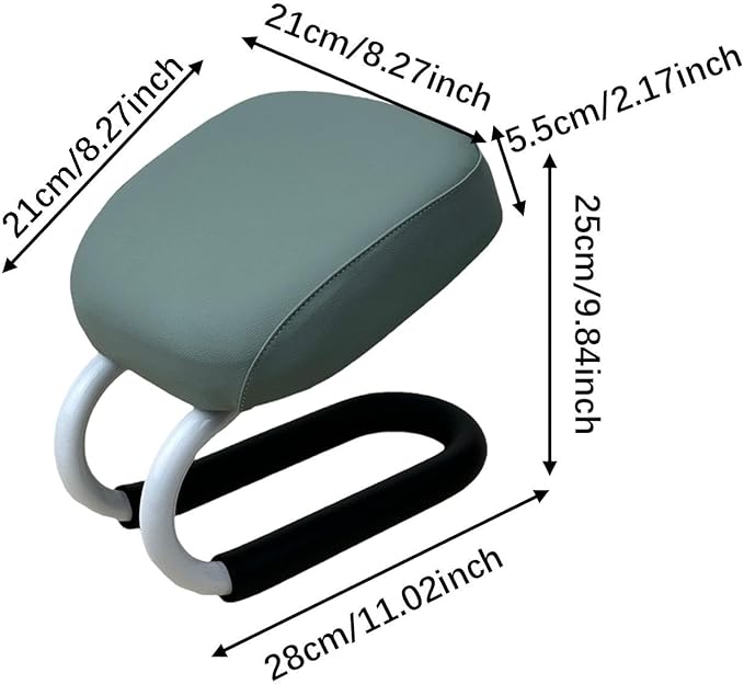 Kneeling Meditation Stool,Prayer Stool, Versatile with Anti Slip Lid, Comfortable Kneeling Bench Seat for Home Adults Prayer, Blue