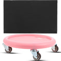 Zerodeko Ab Roller Wheel with Mat Four-wheeled Multi-directional Abdominal Exercise Equipment Fitness Core Workout Roller for Home Men and Women
