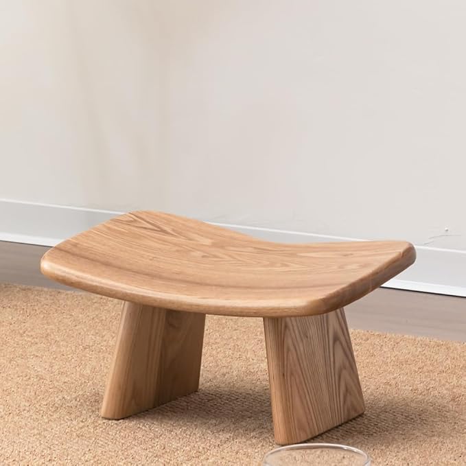Ergonomic Butterfly Meditation Bench - No Assembly Required Wooden Kneeling Stool for Yoga & Prayer, Comfortable Seiza Seat for Mindfulness & Relaxation