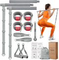 YOTTOY Pilates Bar Kit with Resistance Bands - 3-Bar Pilates Workout Equipment for Legs, Hips, Waist & Arms Workout, Portable Home Gym Exercise Equipment for Women & Men