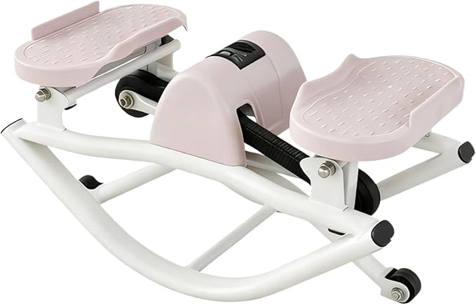 Rock Stepper - Side Stepper for Training | Low Shock Lateral Motion with Anti Slip Footplates & Adjustable Resistance for Legs Glutes Workout Machine, Dorm Office, Apartment and Gym Use