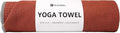 Eunzel Yoga Towel,Hot Yoga Mat Towel with Grip Dots Sweat Absorbent Non-Slip for Hot Yoga, Pilates and Workout 24" x72", Sedona Red