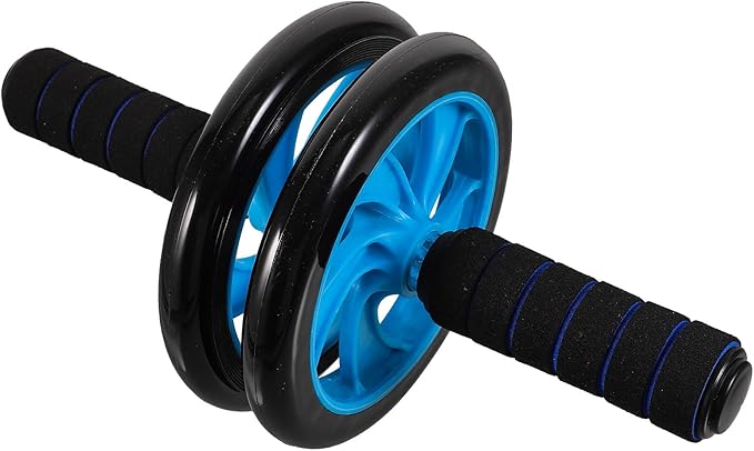Totority Abdominal Exercise Wheel Two-wheel Ab Roller Roller Fitness Abdominal Trainer for Personal Use Core Workout and Strength Training Random Style