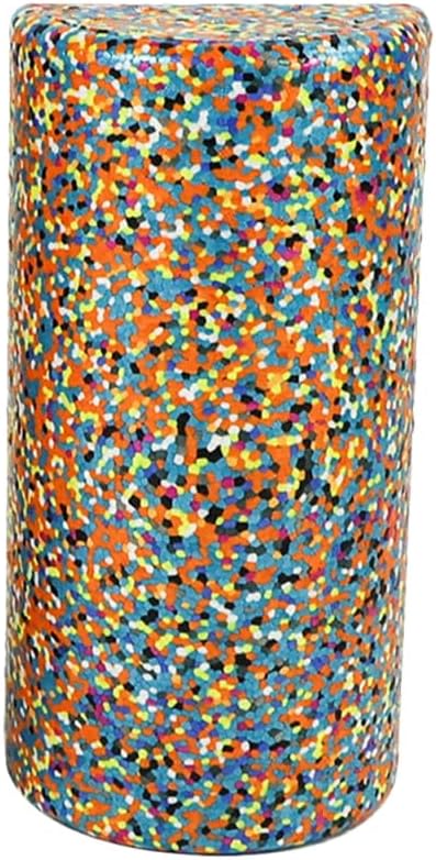 Mipcase Half Foam Roller for Physical Therapy : Soft EPP Foam Exercise Roller for Yoga Pilates Stretching Balance Training, 11.79X5.89X2.95in (Colorful)