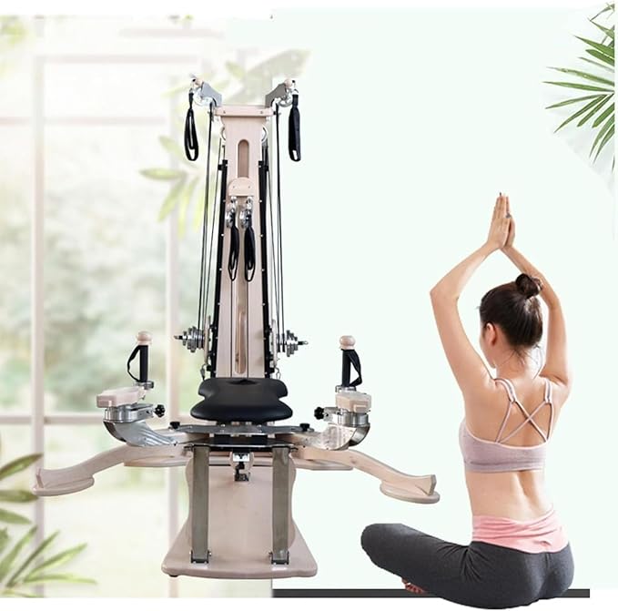 Home Pilates Multifunctional Core Bed, Semi-Elevated Two-in-One Bed Yoga Fitness Zen Soft Equipment, Professional Postpartum Rehabilitation Training Yoga Equipment