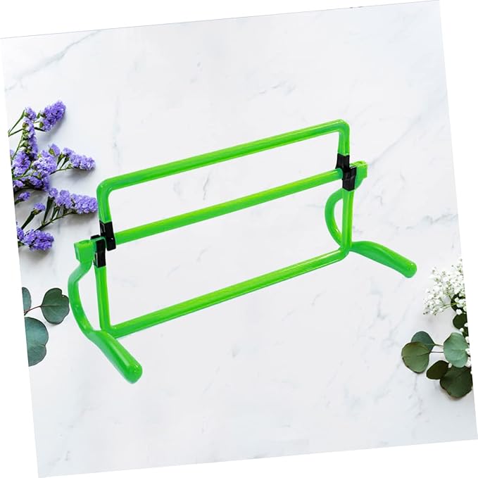 Removable Agility Hurdles for Soccer Training Detachable Exercise Barriers for Use for Football Drills and Speed Training Green Color