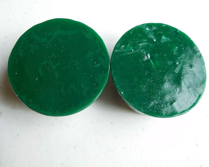 2 Emerald Green Small Tower Buster Crystal Orgone Generator Energy Accumulator 528Hz/7.83Hz/Advance Harmonics Many Beautiful Ingredients and Colors!! (Emerald Green)