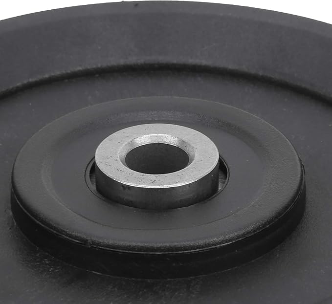 10pcs 115mm Nylon Fitness Bearing Pulley, Gym Pulley Accessory, High Strength Training Equipment with Iron Core, Durable Home Gym Attachments for Strength Training and Garage Door