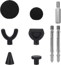 CALIDAKA 9pcs Jigsaw Massage Adapter Bit Massage Ball of Percussion Attachment Tool for Soft Tissue,Deep Tissue,Trigger Point Massage Gun Tips
