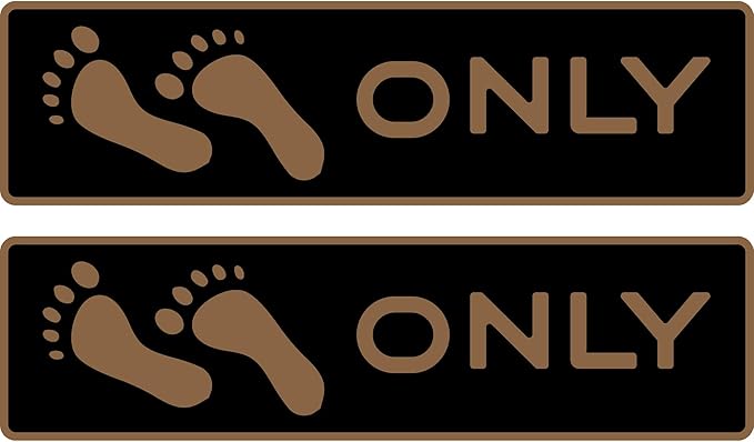 Naked Feet Only Step Pads Non-Slip EVA Foam Step Pad for Boat Gunwales & Ladders, 6mm Brushed Marine Grade Anti-Skid Adhesive Pads (Pair) SeaDek Technology - Black/Mocha