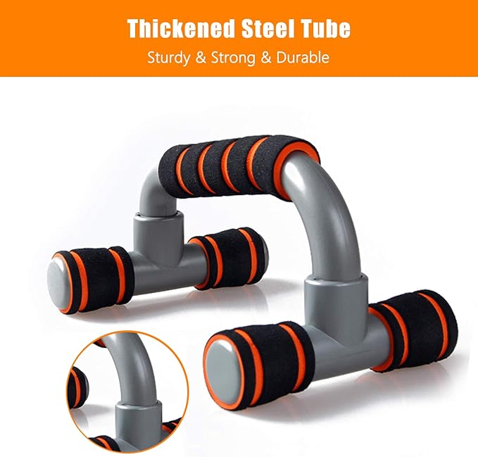 New Push Up Bars Strength Training Pushup Stands with Foam Handle Push-up Bracket for Men Women Floor Workouts Home Office Outdoor Fitness Muscle Training Gym Power Exercise