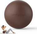 Pilates Ball 8 inch, Small Yoga Ball Extra Thick, Mini Pilates Ball with Pump, Non-Slip Surface Small Exercise Ball for Physical Therapy, Stretching, Strength & Core Training