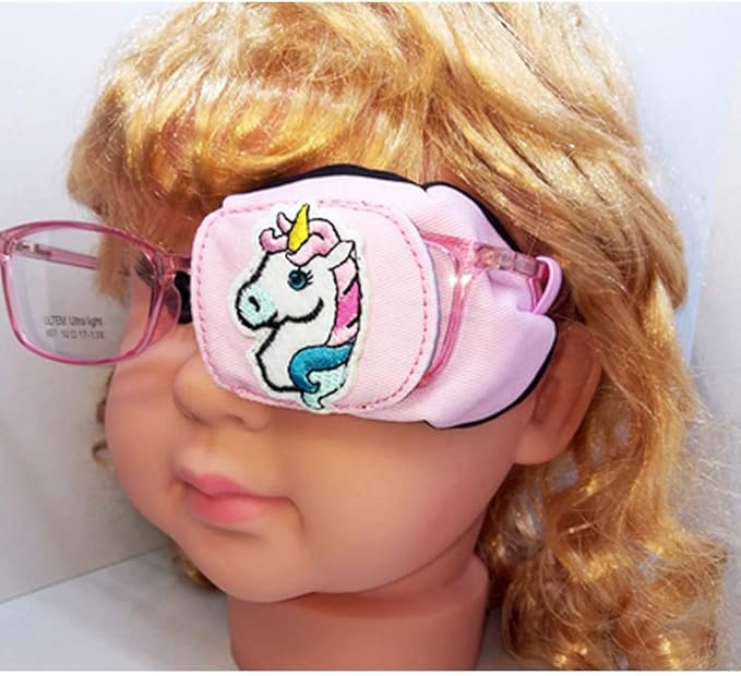 Creative Cartoon Eye Patch Single Glasses Cover Lazy Eye Amblyopia Treatment for Kids
