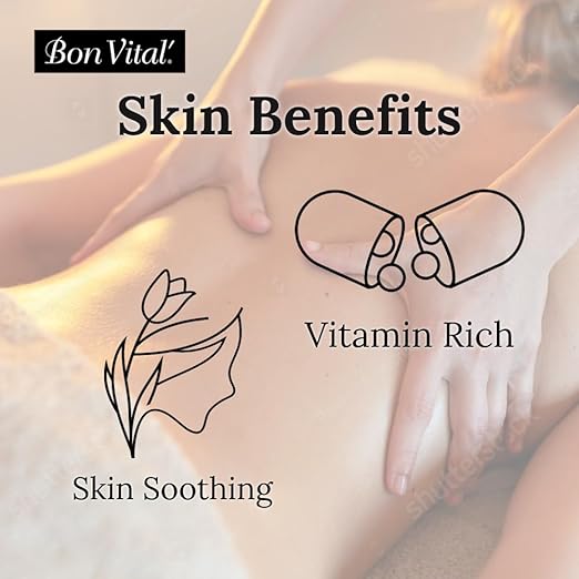 Bon Vital' Original Massage Creme for a Versatile Massage Foundation to Relax Sore Muscles & Repair Dry Skin, Revitalize Skin and Lock in Moisture, 8 Ounces (Packaging May Vary)