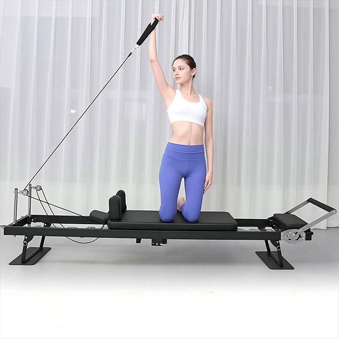 Pilates Reformer Machine, Yoga Studio-Grade Core Bed, Ideal for Home Workouts, Foldable Design, Space-Saving Pilates Equipment, Enhance Core Strength