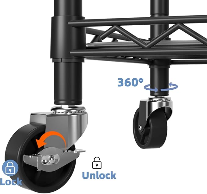 SINGAYE Dumbbell Rack Stand With Yoga Mat Storage, Gym Equipment Organizer, Cart for Workout Room, Home Gym With Hooks and Wheels