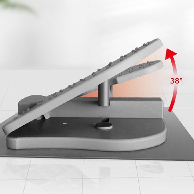 Foot Stepper Machine, Foldable Leg Exerciser Under Desk Foot Pedal Exerciser Reinforced Nylon Leg Workout Trainer for Home Office Use
