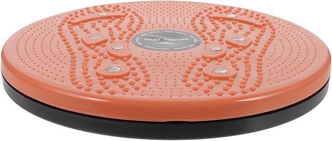 BESTonZON Twist Board for Women Slimming Machine Waist Twisting Disc Body Shaping Twisting Exercise Equipment 1pcs Orange Indoor Fitness Abdominal Trainer