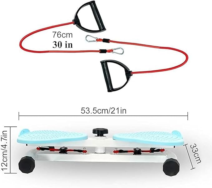 Waist Twisting Machine, Waist Twister with Drawstring, Multifunctional Magnetic Balance Board Body Shaping Twister Exercise for Women Weight Loss/Cardio ExercisePink,12x53x33cm