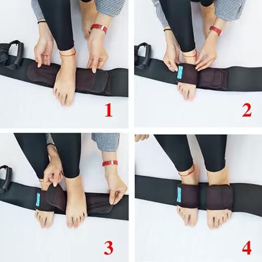 Leg Recovery Exercise Equipment for Increasing Range of Motion after Knee Replacement, Suitable for Relieving Knee Pain,Stretches Knees, Hips & Hamstrings, Improving Mobility (Belt Training Style)
