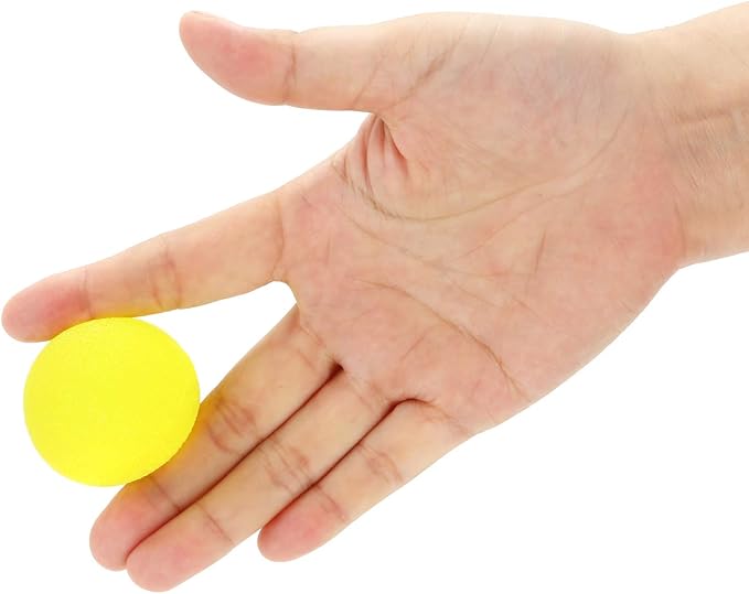 Hand Squeeze Stress Balls Set with Carry Bag 3 Resistance, Finger Wrist Arthritis Therapy Rehab Exerciser, Carpal Tunnel, Stroke Rehabilitation Equipment