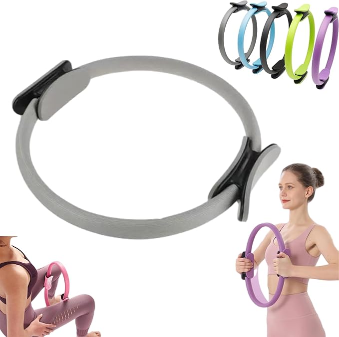 Pilates Ring Personal Trainer, 12 Inch Magic Pilates Ring Fitness Circle, Magic Circle Pilates Ring for Strength & Flexibility, Pilates Ring-Tone Every Muscle, Pilates Accessories for Starter