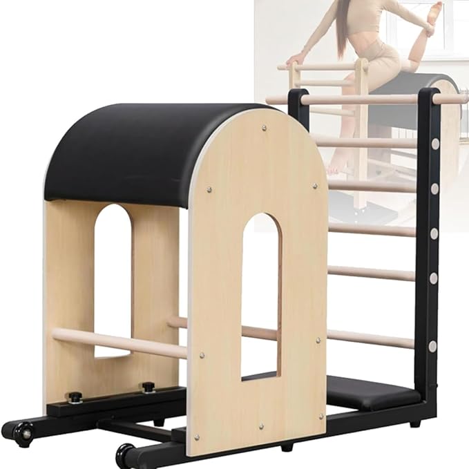 Multi-Functional Pilates Step Stool, an Essential Personal Training Equipment for Home Gyms, Yoga Studios, and Fitness Classes.