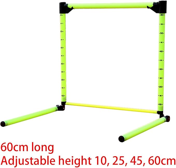 Sports Agility Hurdles, Adjustable Height Jumping Bar Set Practice Speed Hurdles