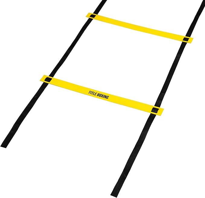 Title Boxing Speed & Agility Ladder - Agility Ladder, Speed Ladder, Boxing Training, Speed Training, Agility Training Equipment, Footwork Ladder, Sports Agility Ladders