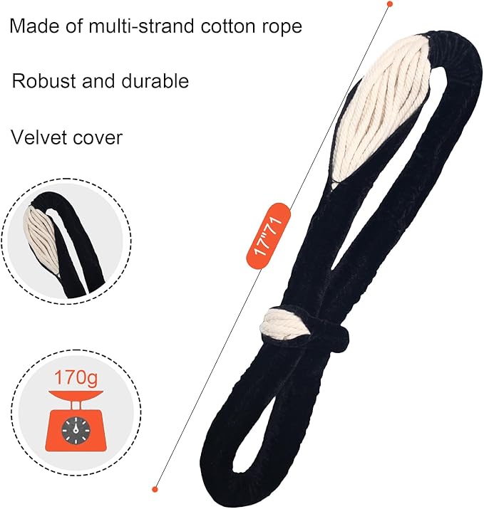 PRIOR FITNESS Upgraded 17.71" Lyra Aerial Hoop Hand Loop Strap Noose for Yoga Aerial Acrobatics Strength Training Black