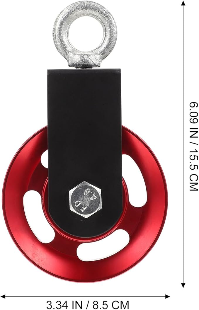 Aluminum Alloy Gym Pulley Wheel Fitness Accessory Silent Lifting Bearing Pulley for Cable Workout and Strength Training Equipment Attachments