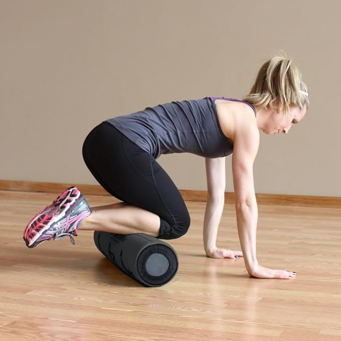 Prism Fitness 2 Foot Long Smart Recovery Self-Guided Muscle Recovery Roller for Flexibility and Warmups