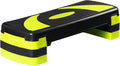 HomGarden Adjustable Workout Aerobic Stepper in Fitness & Exercise Step Platform Trainer Stepper w/Risers Adjust 4"-6''-8''