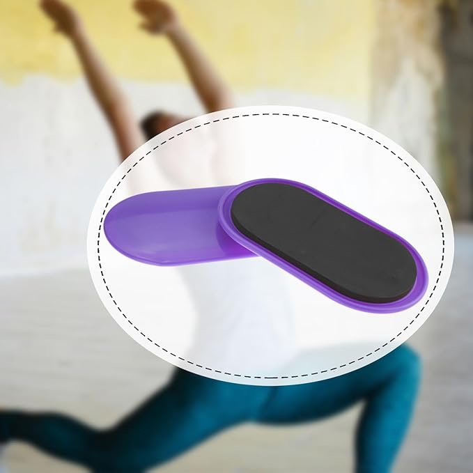 Colaxi 2Pcs Exercise Core Sliders Ab Floor Gliders Exercise Equipment Beginner Slide Pads Ab Pads for Yoga Carpet Dance