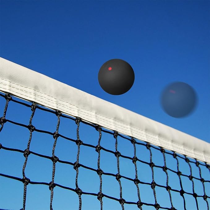 NUOBESTY 3pcs Rubber Bouncy Training Balls Single Dot Training Balls Double Single Dot for Practice Indoor Outdoor Sports