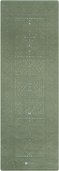YOGA DESIGN LAB | The Combo Yoga Mat | 2-in-1 Mat+Towel | Eco Luxury | Ideal for Hot Yoga, Power, Bikram, Ashtanga, Sweat | Studio Quality | Includes Carrying Strap!