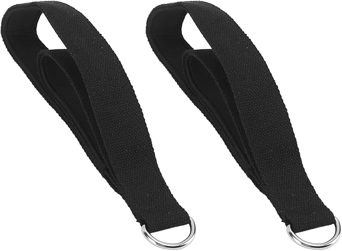 CHICIRIS Anti Slip Durable Pilates Double Loop Straps for Home Gym Workout for Improved Strength and Flexibility 2 Pcs