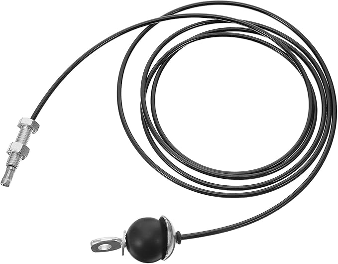 Gym Cable Pulley System Attachment 5mm Thick Steel Wire Rope with Stopper Ball and Screw for Home Strength Training Equipment Replacement
