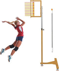5.9-11.8 FT Jump Measurement Tester, Floor Mounted Vertical Jump Measuring Device, Vertical Jumping Measurement Tool for Volleyball Slam Dunk Jump Training Aid