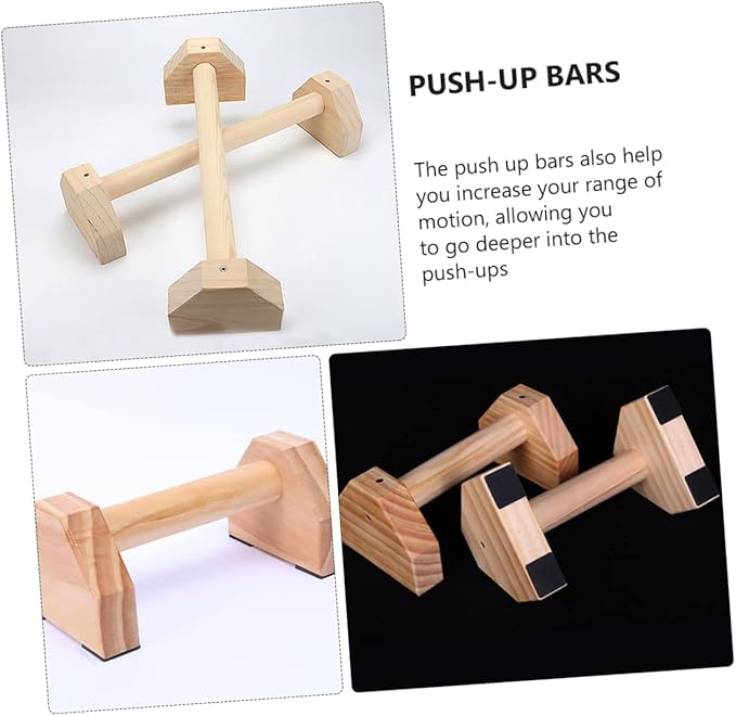 BESPORTBLE Push-up Brackets for Home Fitness Durable Grip Bars for Strength Training Anti-skid and Sweat-resistant Push-up Stands for Arm Muscle Development and Balance Training
