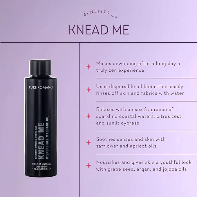 Pure Romance Knead Me | Easy Rinse Massage Oil