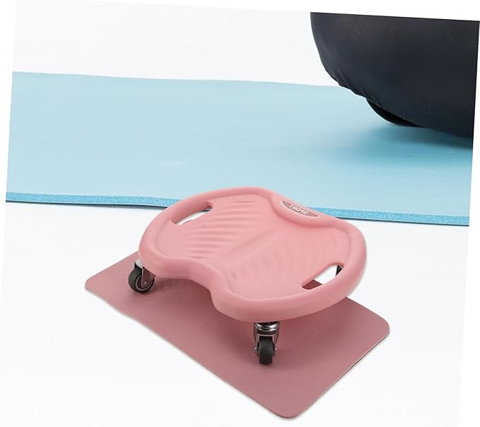 Kisangel Ab Roller with Knee Pad Wheel Abdominal Exercise Equipment for Core Strengthening Quiet Operation for Home Use Enhanced Stability for Beginners Advanced Users