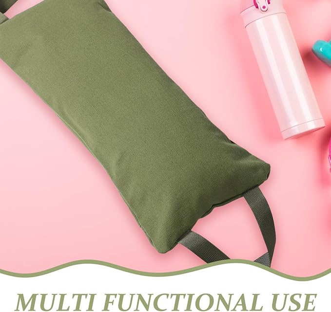 Milisten Canvas Sandbag Weightlifting for Fitness Empty Training Bag for Yoga and Exercise Lightweight Weighted Sand Holding Bag for Strength Training Home Gym and Outdoor Workouts