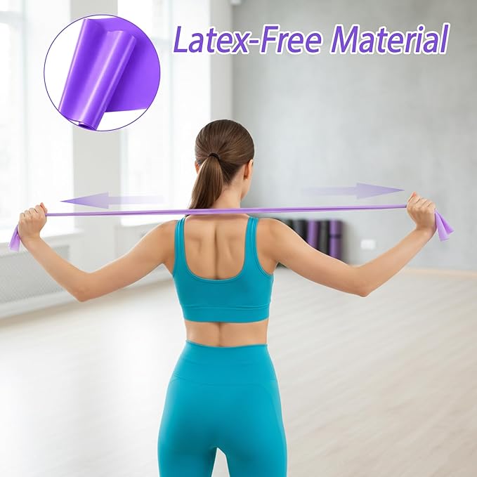 Pedal Resistance Band, 6 Tube Foot Pedal and Handles Resistance Bands, for Home Workouts and Full-Body Training, Multifunction Foot Pedal Resistance Band for Assisted Sit-Ups and Strength Training