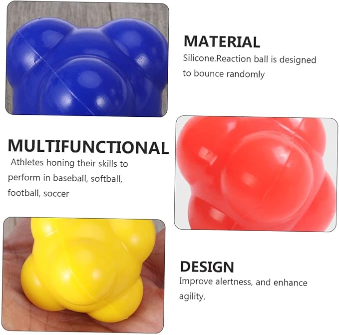 Hexagonal Training Ball Softball Equipment Softball Training Equipment Soccer Practice Equipment Barre